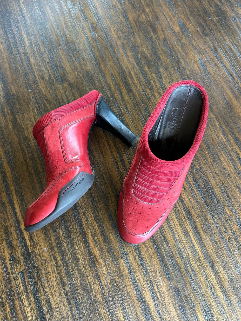 Cole Haan x Nike Air VTG Y2K Sporty Retro Sportswear Cherry Red Sneaker Heel 6B